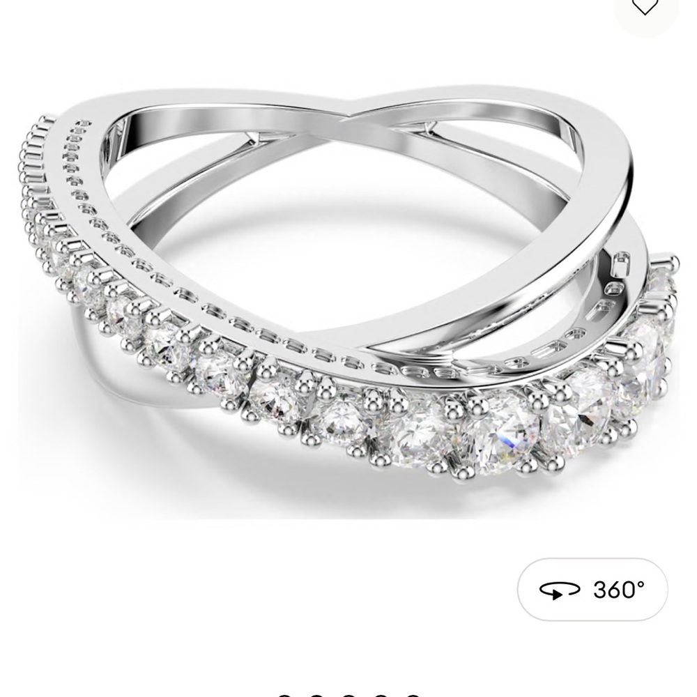 Swarovski Hyperbola ring size 55